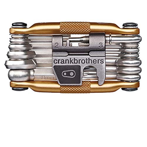 Crankbrothers Multifunktionswerkzeug 19 Multitool, CBM19, Farbe gold