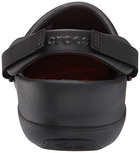 Crocs Bistro Pro LiteRide Unisex Adulta Roomy Fit, Negro (Black 001), 41/42 EU