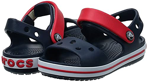 Crocs Crocband Sandal Kids Unisex Niños Sandalias, Azul (Navy/Red), 34/35 EU