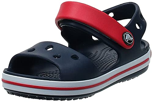 Crocs Crocband Sandal Kids Unisex Niños Sandalias, Azul (Navy/Red), 34/35 EU