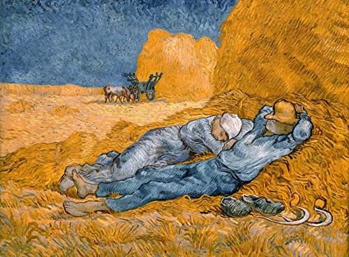 Cuadro Canvas La Siesta de Vincent Willem Van Gogh  - 70cm x 95cm