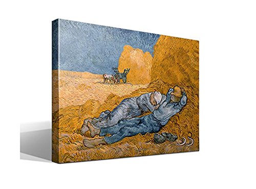 Cuadro Canvas La Siesta de Vincent Willem Van Gogh  - 70cm x 95cm