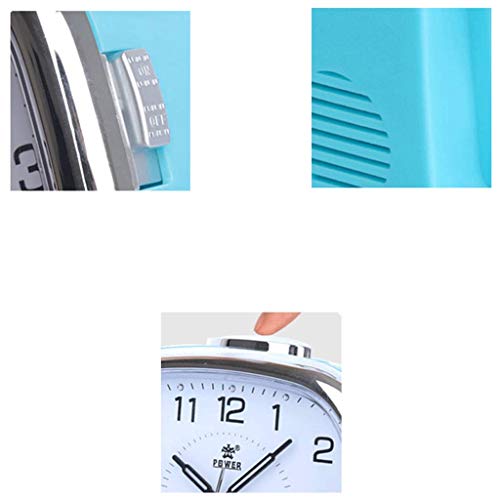 Cxp Boutiques Reloj Despertador De Música Creativa Dormitorio del Estudiante Reloj Electrónico Silencioso Vibración Resistente A Los Golpes Reloj De Mesa Simple