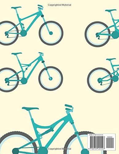 Cycling Log Book: Biker's Journal Biking Rides Tracker Training Book with Maintenance Log to Record Riding Experiences for Cyclists, Bicyclist, Enthusiasts, Bike Lovers