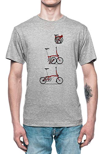 CZ03T-Shirts I Love My Folding Brompton Bike Generic Men's T-Shirt tee Grey