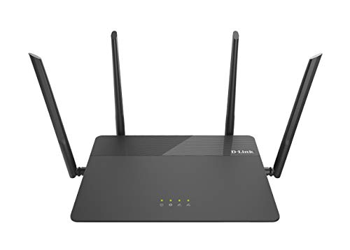D-Link DIR-878 – Router WiFi Gaming AC1900 MU-MIMO (Dual-Band, 1900 Mbps, 4 Puertos LAN + 1 Puerto de Internet, RJ45 Gigabit 10/100/1000 Mbps, Wave 2, WPS, WPA2), Compatible Movistar, Negro