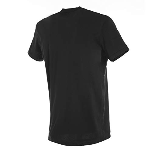 Dainese 1896745 Camiseta, Negro/Blanco, L