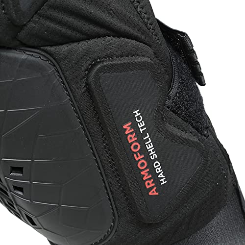 Dainese Armoform Pro Knee Guards Rodilleras, Protectores de Rodilla Downhill, Enduro, MTB, Bicicleta de Montaña, para Hombre y Mujer, Adultos Unisex, Negro, XL