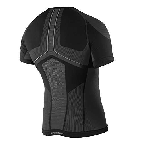 Dainese-D-CORE DRY TEE SS, Negro/Antracite, Talla L