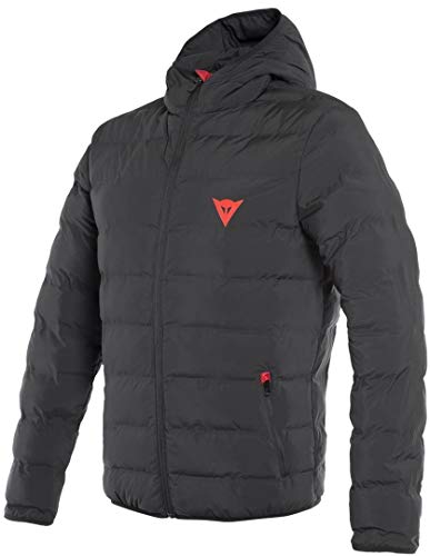 Dainese Down-Jacket Afteride, Chaqueta Impermeable Moto, negro, m