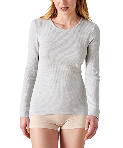 Damart tee Shirt Manches Longues. Camiseta térmica, Gris (Gris Chine 56680/11011/), 42 (Talla del Fabricante: Medium) para Mujer