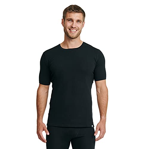 DANISH ENDURANCE Men's Merino T- Shirt 1 Pack S Black 1-Pack