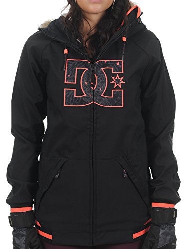 DC Shoes Brooklyn - Chaqueta de esquí para mujer, color negro, talla M