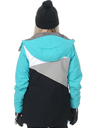 DC Shoes Fuse 15 - Chaqueta de Nieve para Mujer, Color Turquesa, Talla M