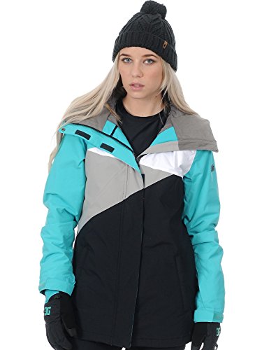 DC Shoes Fuse 15 - Chaqueta de Nieve para Mujer, Color Turquesa, Talla M