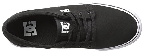 DC Shoes Trase TX-Low-Top Shoes for Boys, Zapatillas de Skateboard Hombre, Black/White, 36.5 EU