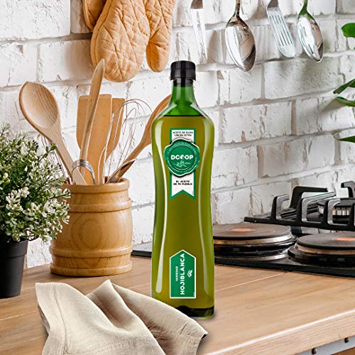DCOOP Aceite de Oliva Virgen Extra - Aceituna de Perfil Equilibrado y Sabor Persistente, Ideal Para Uso en Crudo, Procedente de Nuestras Cooperativas, Hojiblanca, 1 Litro