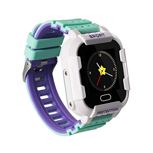 DCU TECNOLOGIC | Reloj Inteligente niños | Smarwatch para niños | Llamadas 2G | Tecnología GPRS+LBS+WiFi | A Prueba de Golpes | IP67 | Verde