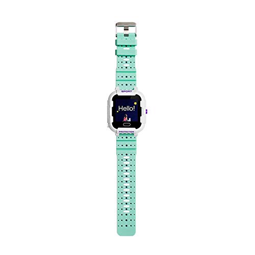 DCU TECNOLOGIC | Reloj Inteligente niños | Smarwatch para niños | Llamadas 2G | Tecnología GPRS+LBS+WiFi | A Prueba de Golpes | IP67 | Verde