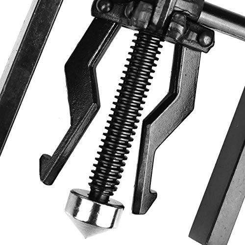 DEDC - Extractor de rodamientos internos de 3 mandíbulas de acero al carbono manual para rodamientos de piloto, kit de herramientas extractor de máquina de automoción de 3 mandíbulas