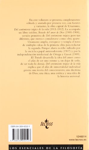 Del sentimiento trágico de la vida en los hombres y en los pueblos. Tratado del Amor de Dios (Filosofía - Los esenciales de la Filosofía)