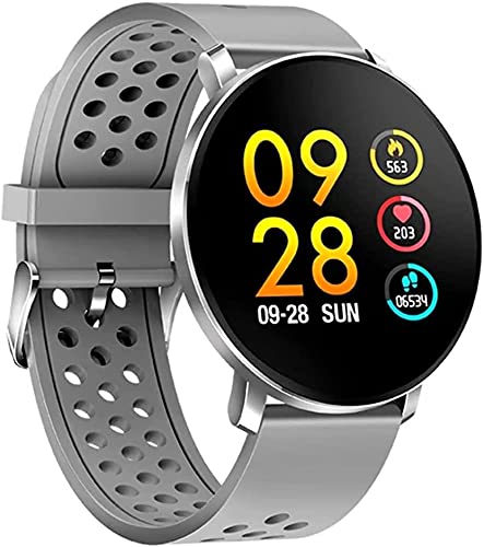 Denver SW-171 Reloj inteligente impermeable con Bluetooth, indicador de presión arterial, obturador remoto de la cámara – Rastreador de actividad deportiva multi - iOS y Android (versión británica)