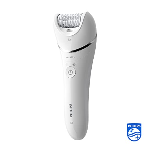 Depiladora Philips Series 8000 Wet & Dry con 6 accesorios (modelo BRE715/00)