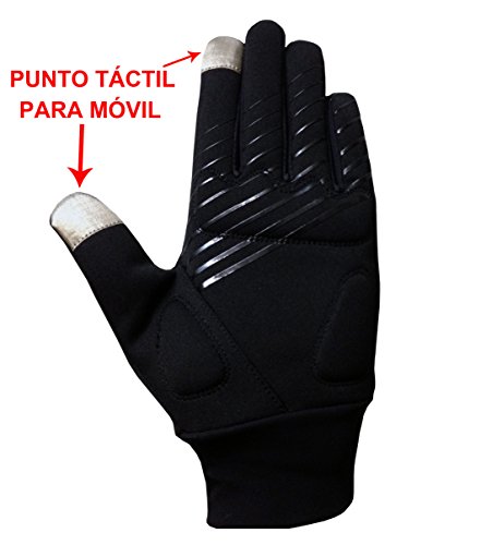 Deportes Hera Ropa Ciclismo Guantes Térmico Wind Stopper Pantalla Táctil habilitado para Móvil Ciclistas Hombre Smart Cycling Gloves