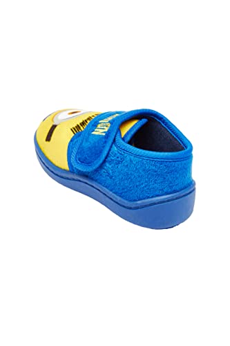 Despicable Me, Zapatillas para niños, color amarillo y azul, talla 6-2, Minions 1, 24 EU