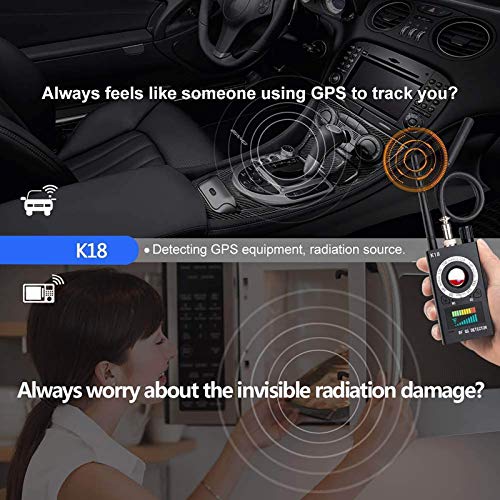 Detector RF, Detector de señal antiespía Profesional, Buscador de cámara Micro WiFi Oculta, Buscar Lente de cámara pinhole, Detectar rastreador GPS