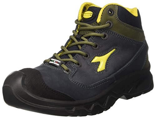 Diadora - Continental Ii High S3, zapatos de trabajo Unisex adulto, Azul (Blu/verde Conifera), 40 EU
