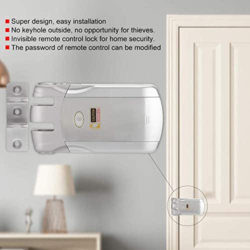 Diseño Simple WiFi Control Remoto Inalámbrico Smart Door Lock Invisible Sin Llave Tocando La Cerradura Home Security Lock