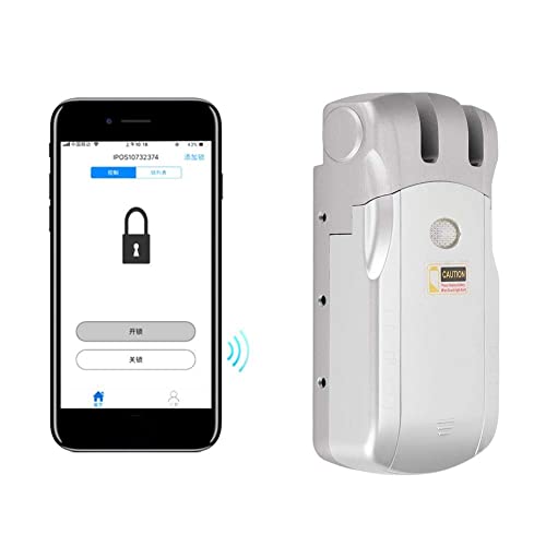 Diseño Simple WiFi Control Remoto Inalámbrico Smart Door Lock Invisible Sin Llave Tocando La Cerradura Home Security Lock
