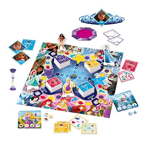 Diset - Party & Co Disney princesas - Juego de mesa preescolar multiprueba a partir de 4 años