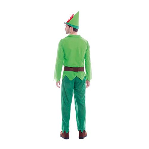 Disfraz Peter Pan Adulto【Tallas Hombre S a L】(Talla S) | Disfraces Carnaval Adulto Cuentos Personajes Fantasía