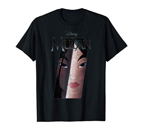 Disney Mulan Movie Poster Style Sword Mirror Camiseta