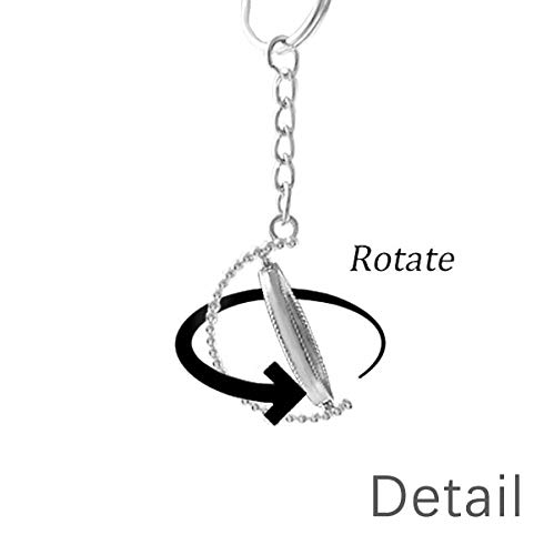 DIYthinker Haciendo el Camino Inglés cotización rotativo Titular de la Clave Anillo de la Cadena