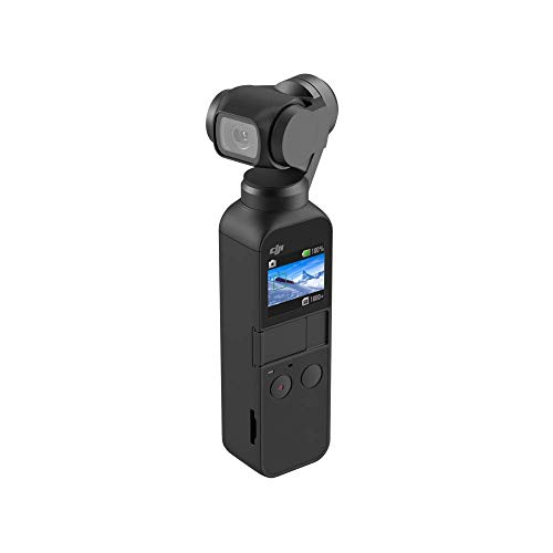 DJI Osmo Pocket Versión de Bolsillo Estabilizador portátil meanico en tres ejes, gimbal con sensor de 1/2.3'', campo de visión de 80° y apertura f/2.0, vídeo en 4K/60 fps a 100 Mbps