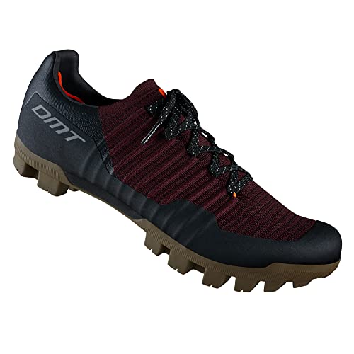 DMT GK1 Gravel Zapatos de Ciclismo, Burgundy, 42.5 EU