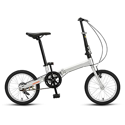 DODOBD Bicicleta Plegable de Aluminio de 16 Pulgadas, Bicicleta Plegable Mini Bicicleta Plegable, Hombres Mujeres Adultos Estudiantes Niños al Aire Libre Deporte de la Bici