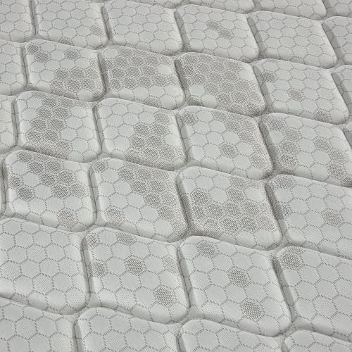 Dormio Zafiro - Colchón viscoelástico, Blanco, 120 x 190 x 21 cm