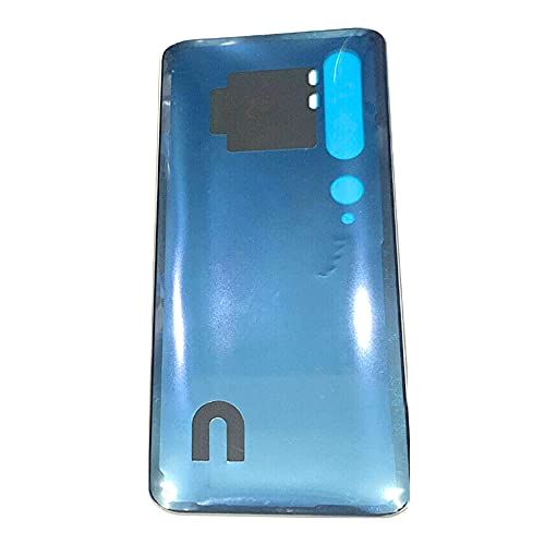 Draxlgon para Xiaomi Mi Note 10 / Note 10 Pro / CC9 Pro Tapa batería Vidrio Puerta Carcasa Trasera de Repuesto Reemplazo Cristal Trasero (Glaciar Blanco) +Kit reparación