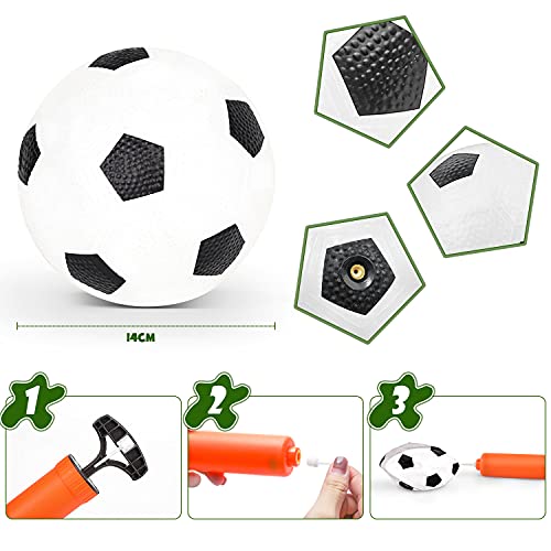 Dreamon Juego de 2 Puertas de Fútbol Infantil Portería de Fútbol y Bolas interactiva Juguete para Niños
