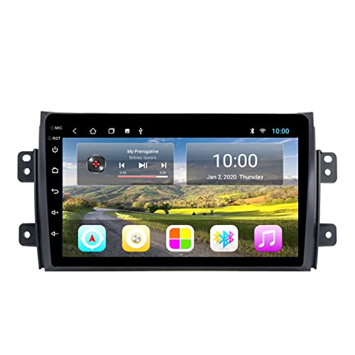 Dr.Lefran Android Auto Radio para Suzuki SX4 2006-2013, Carplay 4G Car Multimedia Reproductor de Video GPS 2din Autoradio, actualizaciones gratuitas de mapas de por Vida,4g+WiFi 4g+46g