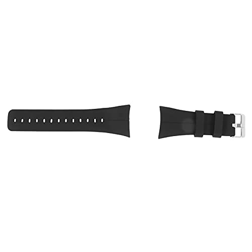 Dumta Correa de reloj deportivo para Polar M400/M430, correa de silicona suave, repuesto para Polar M400/M430, color negro