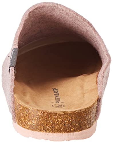 Dunlop Zapatillas Mujer, Zapatillas Casa Mujer de Felpa, Pantuflas Mujer Suela de Goma Antideslizante, Regalos para Mujer y Adolescentes Talla 36-41 (Rosa, Numeric_37)