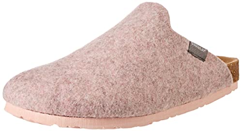 Dunlop Zapatillas Mujer, Zapatillas Casa Mujer de Felpa, Pantuflas Mujer Suela de Goma Antideslizante, Regalos para Mujer y Adolescentes Talla 36-41 (Rosa, Numeric_37)