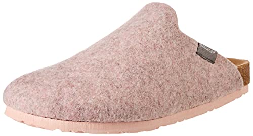 Dunlop Zapatillas Mujer, Zapatillas Casa Mujer de Felpa, Pantuflas Mujer Suela de Goma Antideslizante, Regalos para Mujer y Adolescentes Talla 36-41 (Rosa, Numeric_37)