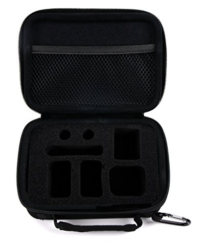 DURAGADGET Mini Estuche/Funda De Viaje para GoPro Hero4 Session/Session Surf - con Asa Y Mosquetón - Diseño De Viaje Exclusivo