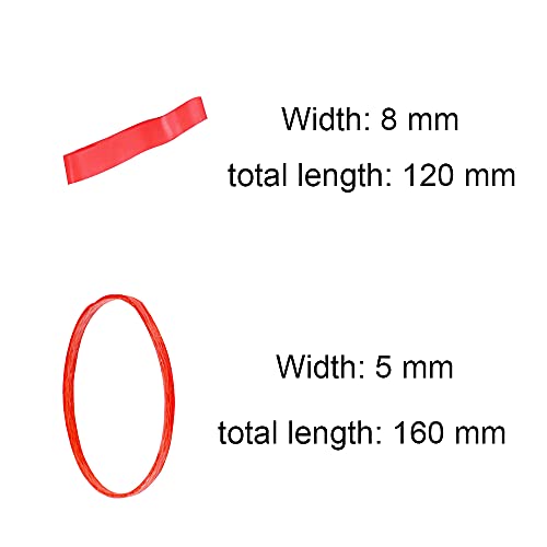Dzsomt Gomas Elasticas Papeleria 100 Piezas Gomas Elásticas Goma Elastica Bandas de Goma Gomas Elasticas Rubber Bands para Materiales de Oficina Hogar Escuela